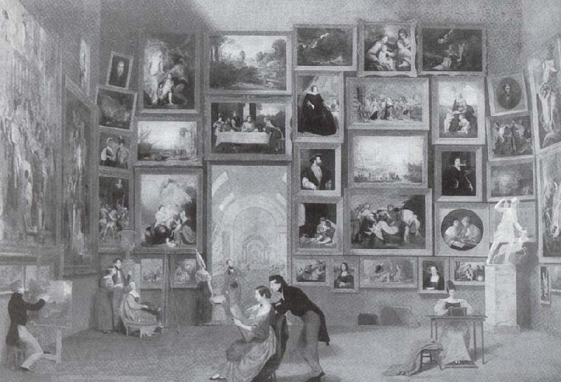 Samuel Finley Breese Morse Die Galerie des Louvre Spain oil painting art